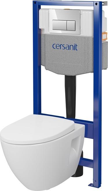 Cersanit WC-SET S701-774 MET FRAME +CHROME KNOP
