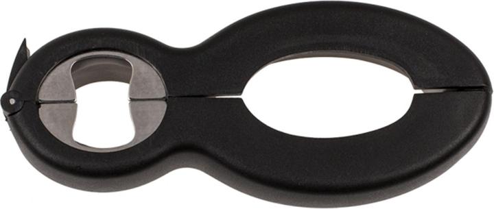 Actual product image Magni Universal opener 6 in 1 black/white (Plastic lidded bottle opener)