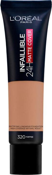 Actual product image L'Oréal Paris INFAILLIBLE 24H matte cover foundation #320-toffee (N.320 Caramel)