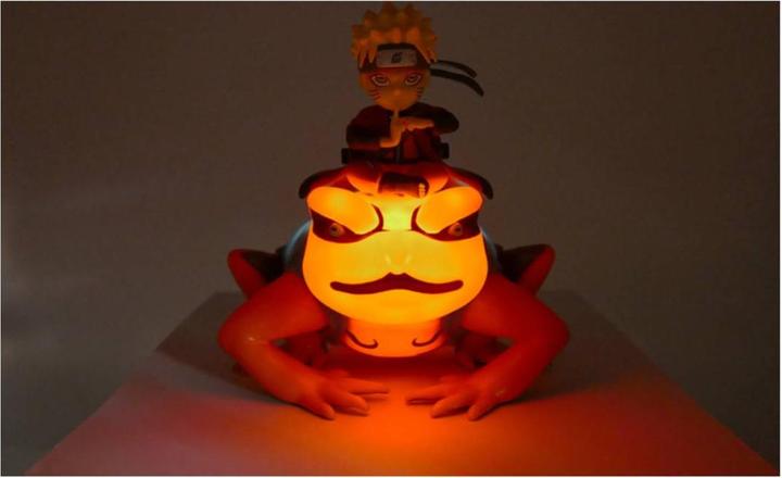 Actual product image Teknofun Naruto Shippuden lamp Naruto and Gamakishi 20 cm