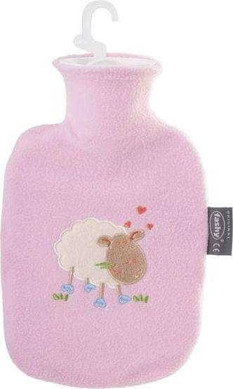 Immagine prodotto Fashy Borsa dell'acqua calda con copertura in pile rosa (0.80 l)