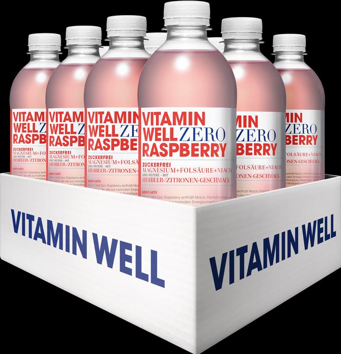 Vitamin Well Zero Raspberry (Himbeere, 12 x)