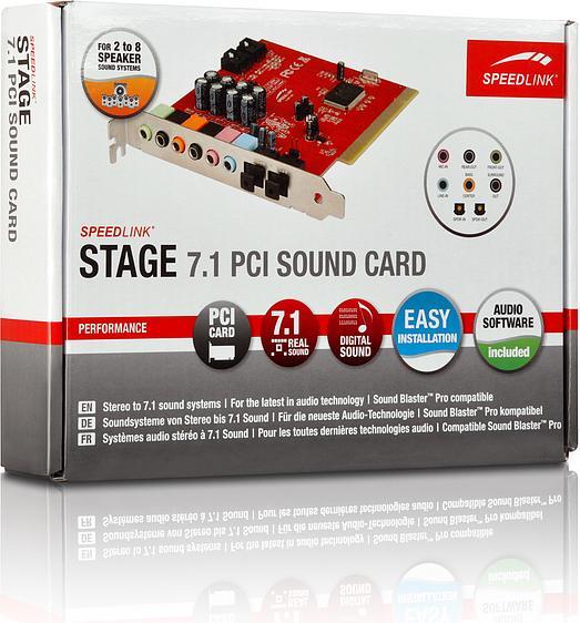Produktbild Speedlink SL-8871-SRD-A, 7.1 PCI Audio Card (PCI)