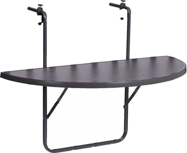 Best Balcony Hanging Table Butler 50 x 100 H 8 cm anthracite (100 cm)