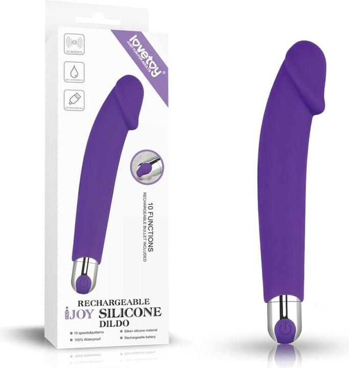 Produktbild Lovetoy Wiederaufladbarer IJOY Silikon Dildo Lila
