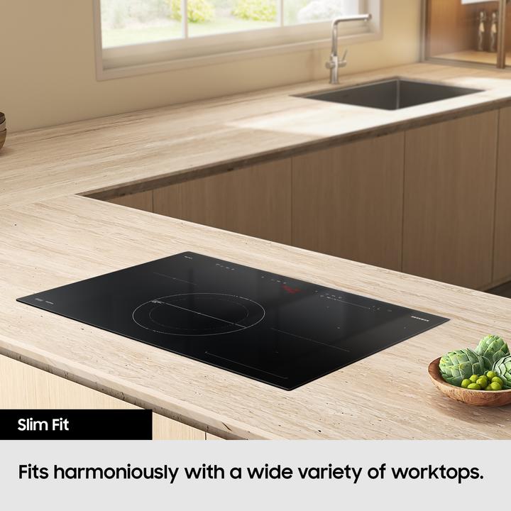Image du produit Samsung NZ64B5066KK Table de cuisson à induction Slim Fit de 60 cm