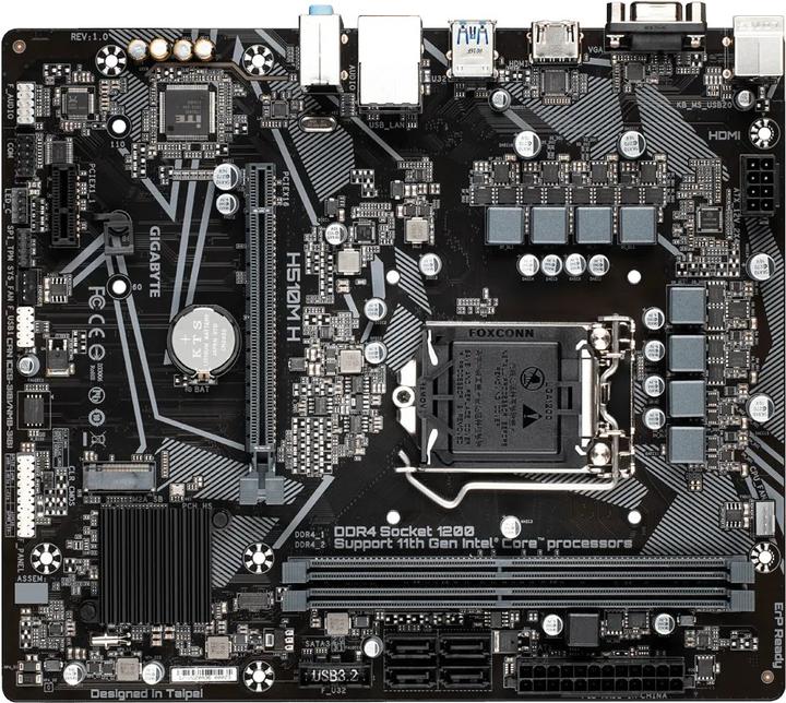 Actual product image Gigabyte H510 (LGA 1200, Intel H510 Express, mATX)