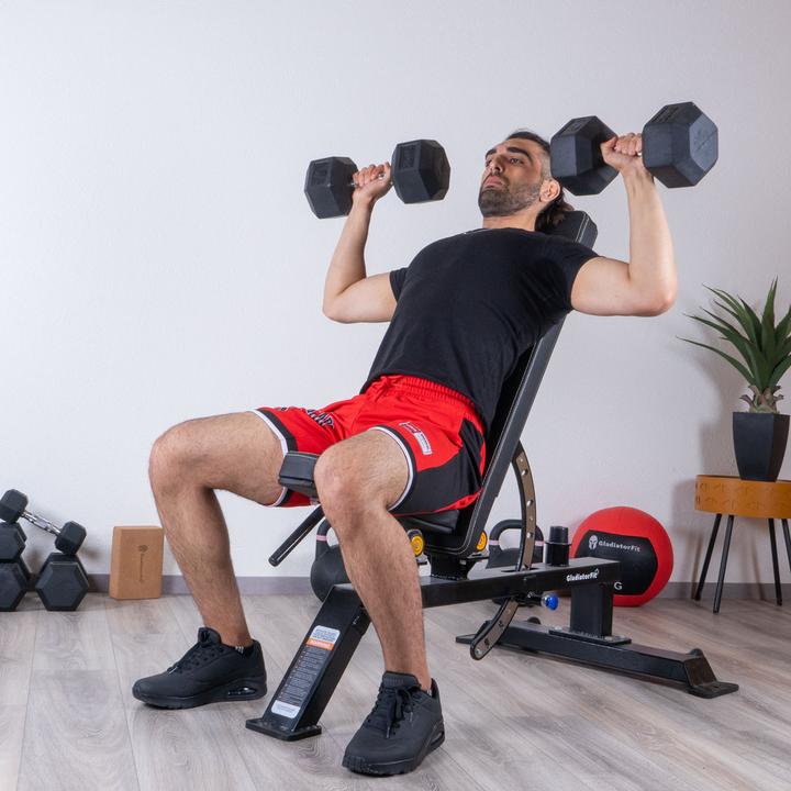 Actual product image Gladiatorfit hex dumbbell (1 x 32.5 kg)