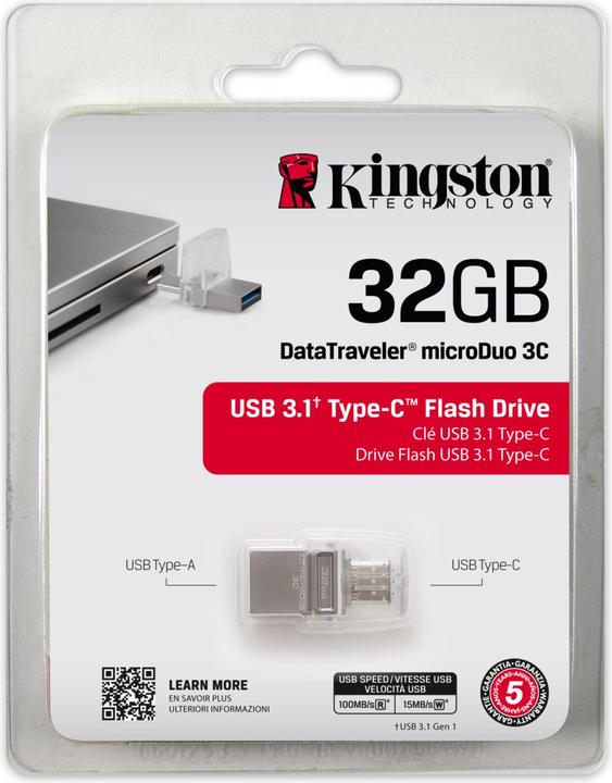 Produktbild Kingston DataTraveler microDuo 3C (32 GB)