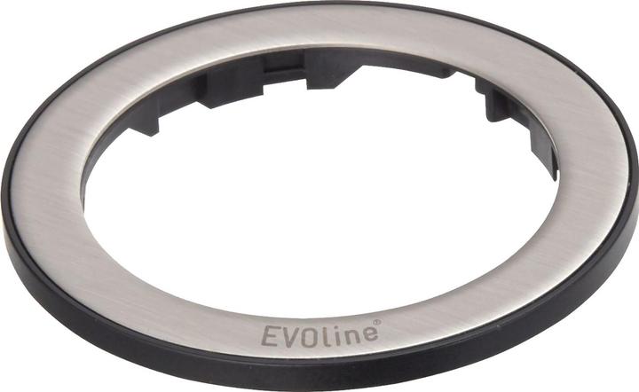 Evoline One, Ring schwarz/Edelstahl (1 pcs.)