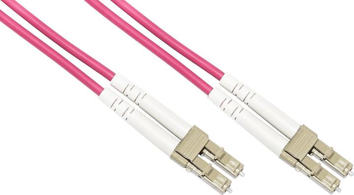 Actual product image CAVO FIBRA OTTICA 10 MT LC/LC MULTIMODALE DUPLEX 50/125 OM4 (U/FTP, CAT7a, 10 m)