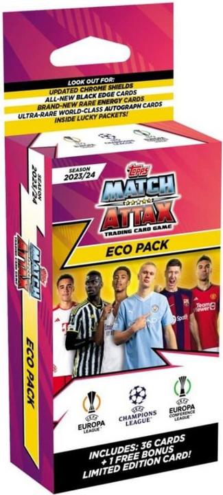 Actual product image Topps Match Attax UCL 23/24 Booster Pack (German)