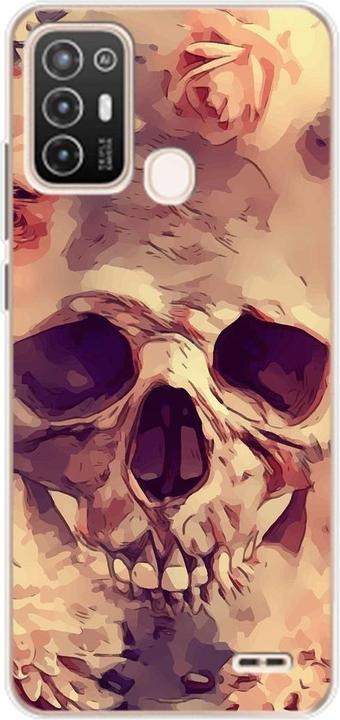Flowers skull