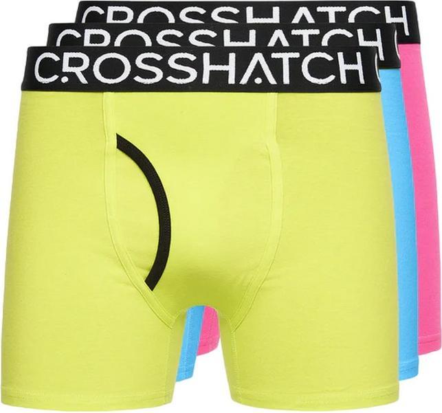 Crosshatch Trioglow Boxershorts (3erPack) (M, 3er Pack)