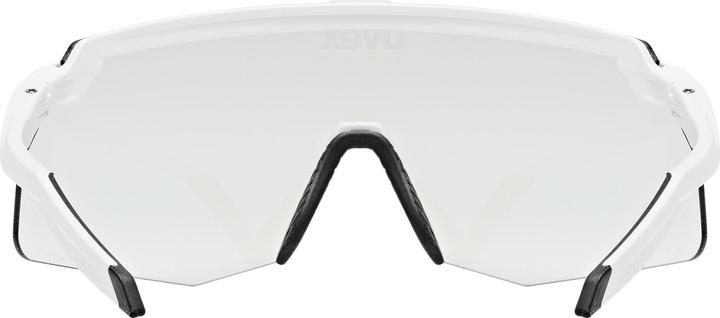 Uvex Sports pace stage small V (bianco opaco (blu), variomatic mirror blue)