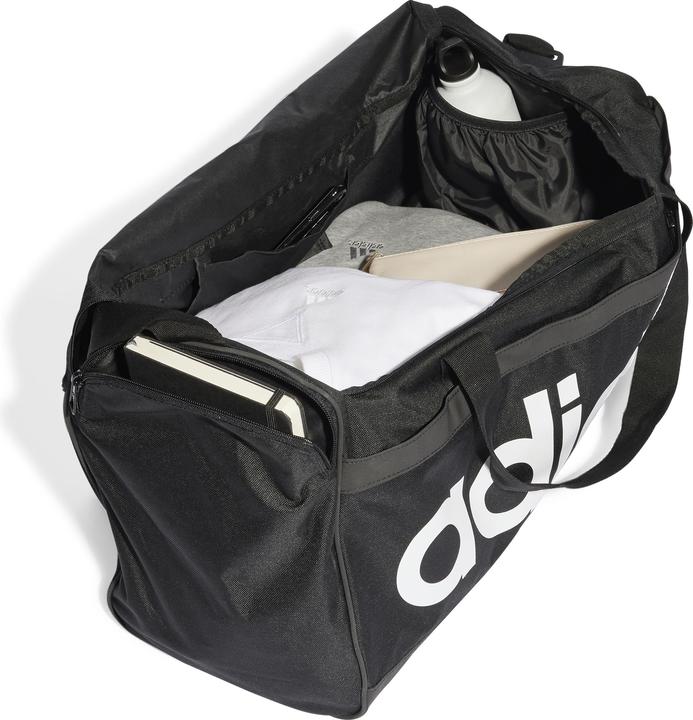 Immagine prodotto adidas Borsone Lineare M, Bianco/Nero Bianco/Nero (39 l)