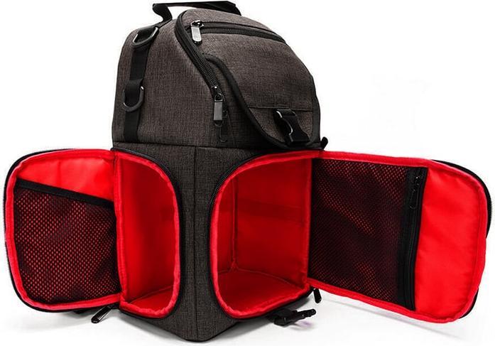 Produktbild JTI Schulterrucksack für Kamera und Ausrüstung - Grau (Kamera Schultertasche)