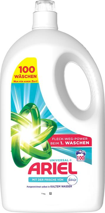 Produktbild Ariel Febreze Frische (100 Waschgänge, Flüssigwaschmittel)