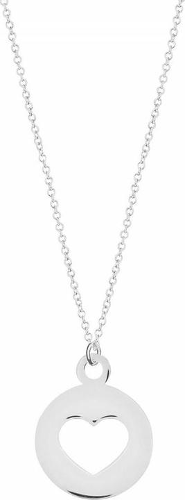 Image du produit Collier Heart, or blanc 14 K (Or blanc 14 carats (585) rhodié)