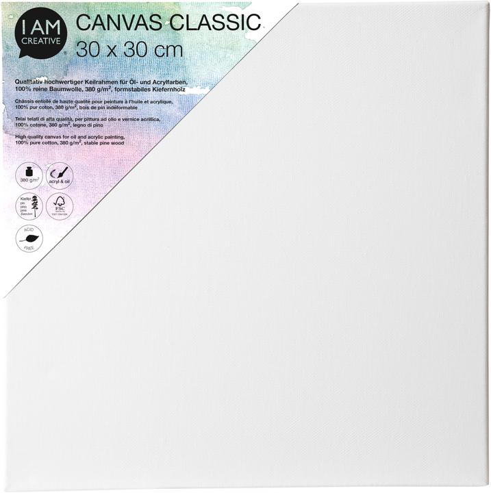 Image du produit I Am Creative Toile sur châssis (30 x 30 cm)