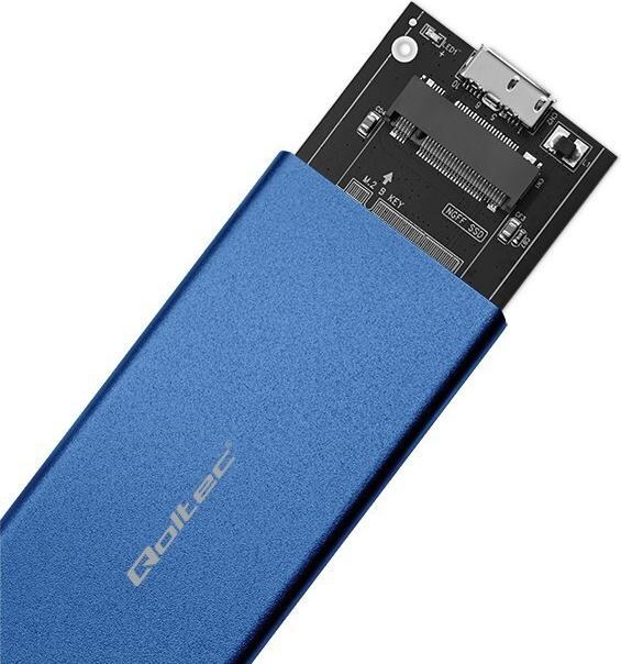 Produktbild Qoltec Aluminium-Gehäuse (M.2 2242)
