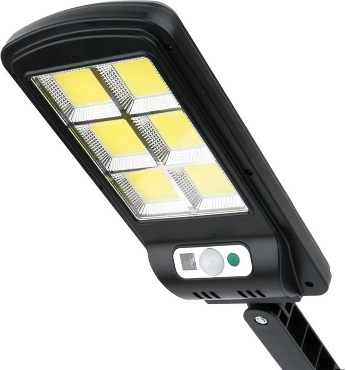 Produktbild Forever Light SUNARI Solarlampe LED FLS-01 6*COB PIR 10W 800lm 6000K 2400mAh Li-Ion + RC (800 lm, IP65)