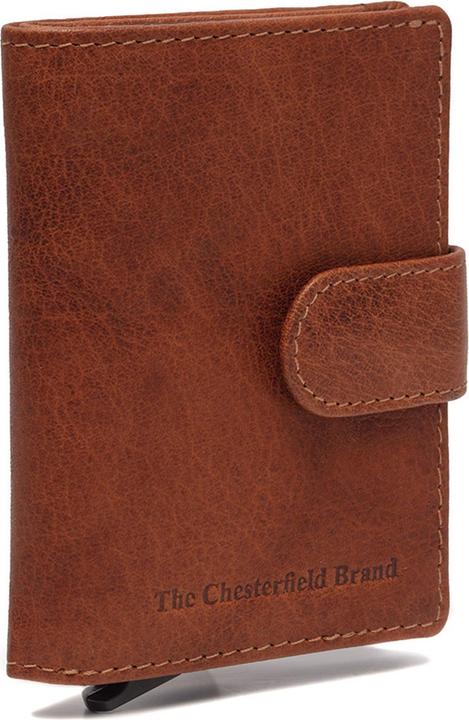 Immagine prodotto The Chesterfield Brand Portacarte di credito Antique Buff con protezione RFID in pelle 7 cm