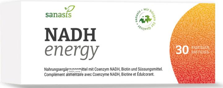Actual product image Sanasis NADH energy age & active pastilles (30 Piece, Pills, 22 g)