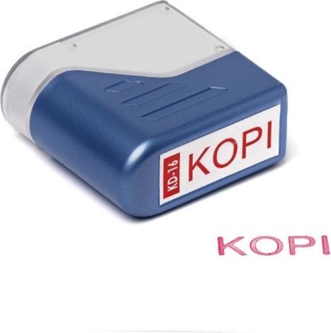 Produktbild Deskmate Stempel Kopi rød tekst