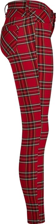 Actual product image Urban Classics Ladies Skinny Tartan Pants (33)