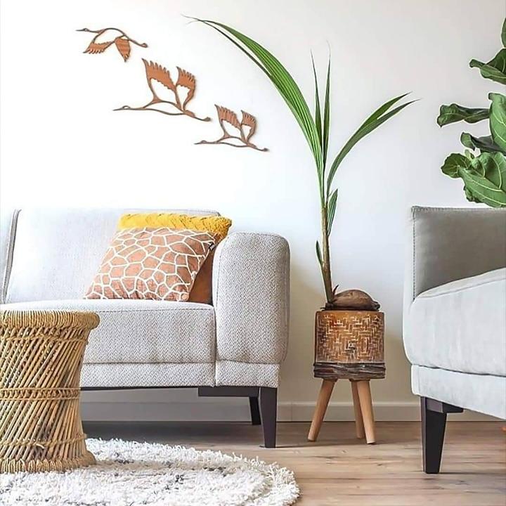 Produktbild Trenddeko Kraniche - Vogelschwarm 02 (40 x 23 cm, 30 x 13 cm, 30 x 17 cm)