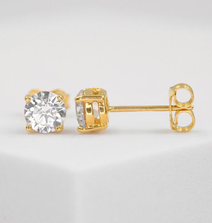 Image du produit Muau Boucles d'oreilles (750/18 K Or jaune)