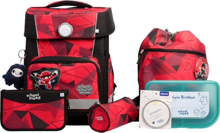 School-Mood Champion Pro Schulranzen-Set 7-teilig (21.50 l)
