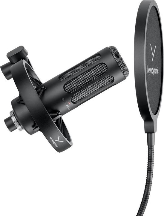 Actual product image Beyerdynamic M 70 PRO X Dynamic Broadcast Microphone, 3-pin XLR, Black, Wired