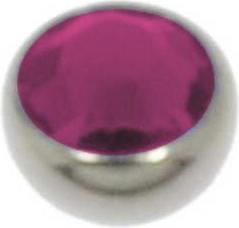Bijouteria 1.2mm Titan Piercingteil (Swarovski Kristall, Titan)