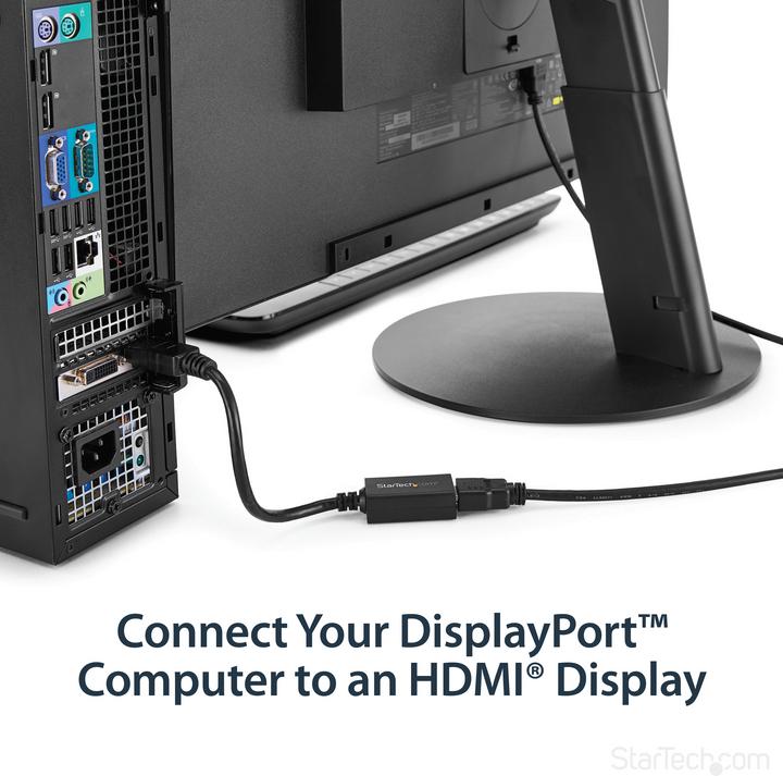 Actual product image StarTech DisplayPort to HDMI Video Adapter / Converter (HDMI, 26.50 cm)