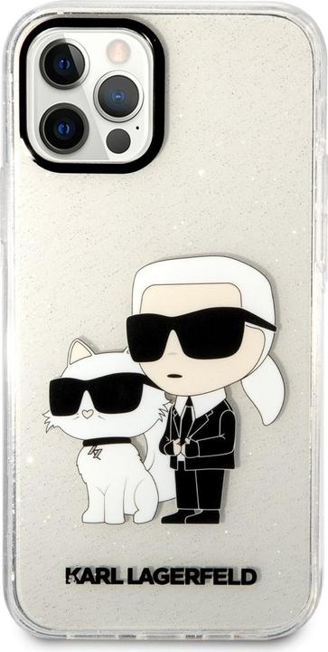 Immagine prodotto Karl Lagerfeld Custodia iPhone 12/12 Pro IML Glitter Karl e Choupette NFT (Apple iPhone 12, Apple iPhone 12 Pro)