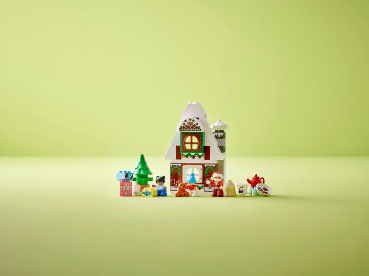 Image du produit LEGO Maison en pain d'épice avec le Père Noël (10976)