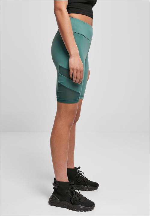 Actual product image Urban Classics Ladies High Waist Tech Mesh Cycle Shorts (XS)