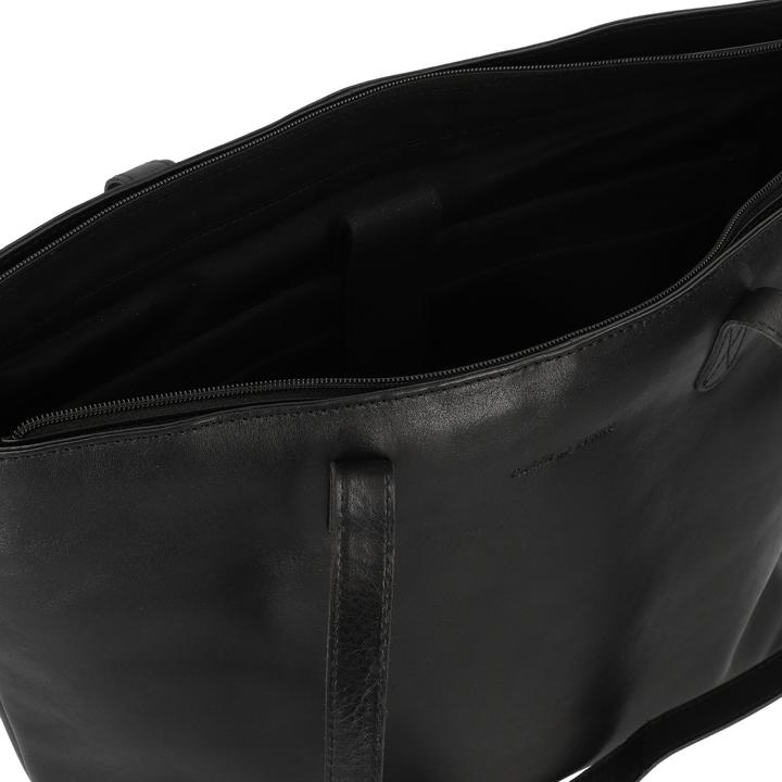 Produktbild Greenburry Pure Black Shopper Tasche Leder 35 cm Laptopfach (14 l)