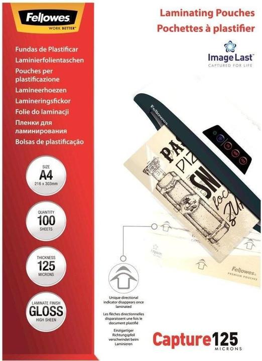 Actual product image Fellowes Capture 125 (A4, 100 Piece, 125 µm)