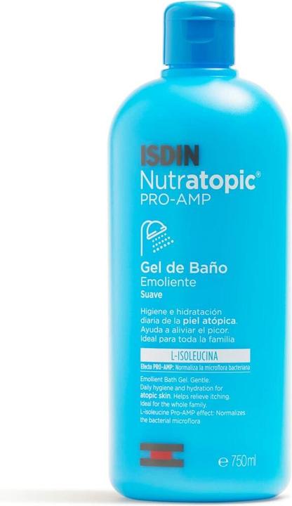 Isdin Nutratopic PRO-AMP Emollient Bath Gel 750ml (750 ml)