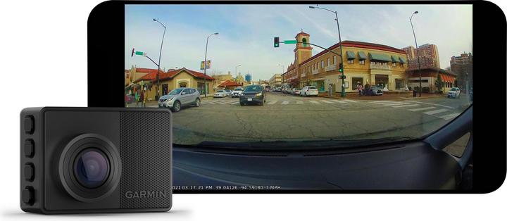 Image du produit Garmin Dash Cam 67W (Bluetooth, WiFi, Écran intégré, Microphone intégré, WQHD)