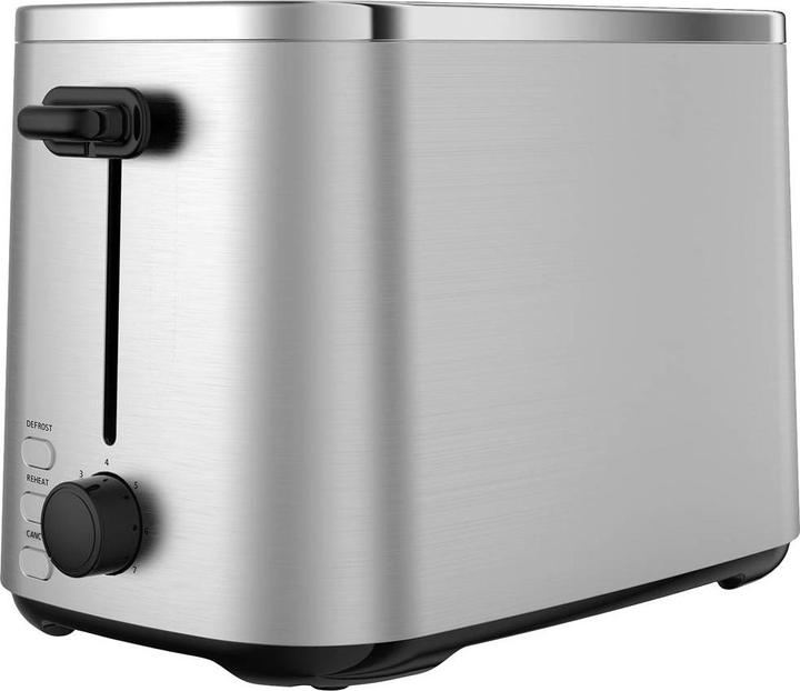 Produktbild MasterPRO Toaster mit eingebautem Brötchenaufsatz Schwarz/Edelstahl (EU-Stecker)