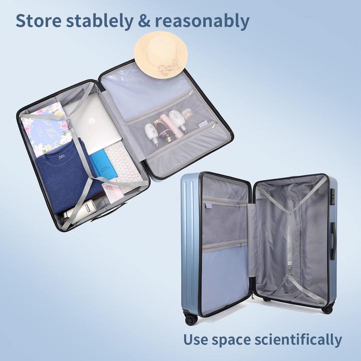 Immagine prodotto TydeCkare Handgepäckkoffer mit Laptoptasche (45 l, Bagaglio a mano (fino a 50 litri))