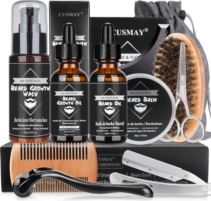 Produktbild ‎Cusmay 11 in 1 Bartpflege Set (60 ml)