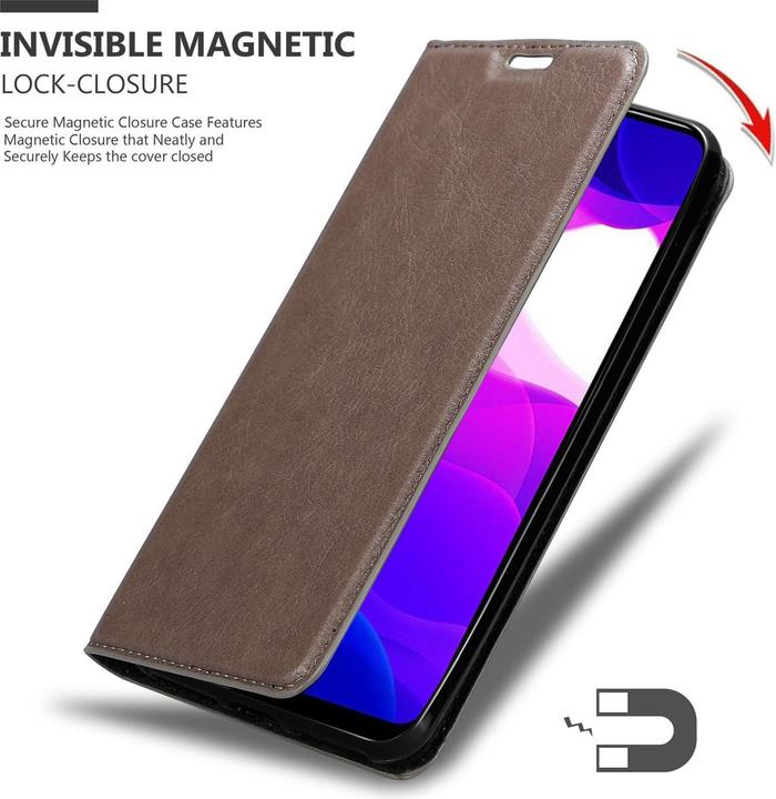 Produktbild Cadorabo Book Invisible Magnet Cover (Xiaomi Mi 10 Lite)