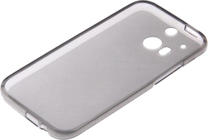 Actual product image König Design Mobile Phone Cover Translucent TPU Case for HTC One 2 M8 Grey (HTC One M8)