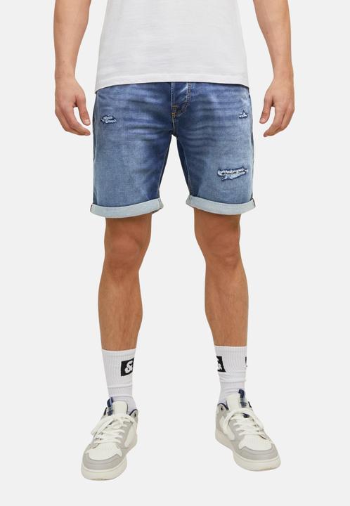 Actual product image Jack & Jones Rick Icon GE 633 Indigo Knit Jeansshorts (XXL)