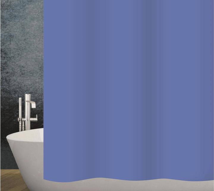 Image du produit Diaqua Rideau de douche Basic 180 x 200cm, Bleu (180 x 200 cm)
